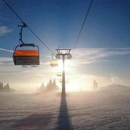 Near Klinovec Lift Alpehytte Loučná pod Klínovcem